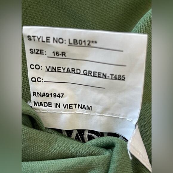 New ~ LOVELY ~ Square Neck Bridesmaid Dress 16R ~ Vineyard Green - Picture 6 of 8